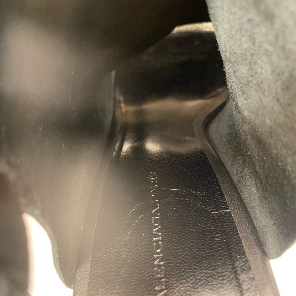 Balenciaga glove wedge espadrille sandals heels black 41 - Picture 11 of 11